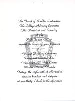 WH Campus Groundbreaking Invitation