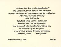 LK Campus Groundbreaking Invitation